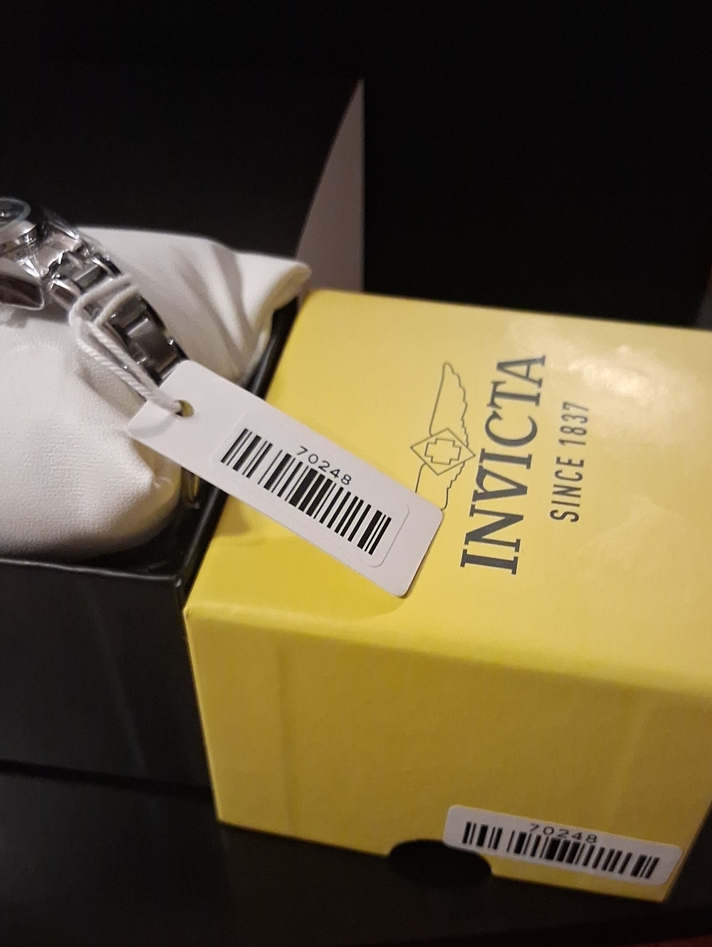 Invicta Celestial Womens Watch Model 70248 Silver/Black 30mm New With Box - Picture 4 of 4